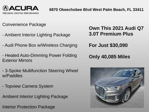 2021 Audi Q7 55 Premium Plus