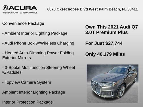 2021 Audi Q7 55 Premium Plus