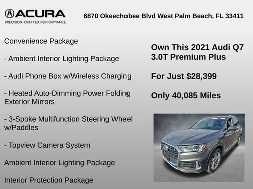 2021 Audi Q7 55 Premium Plus