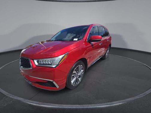 Performance Red Pearl 2019 Acura MDX 3.5L w/Technology Package