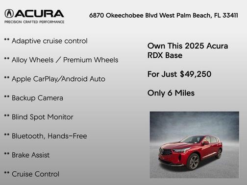 2025 Acura RDX Technology Package