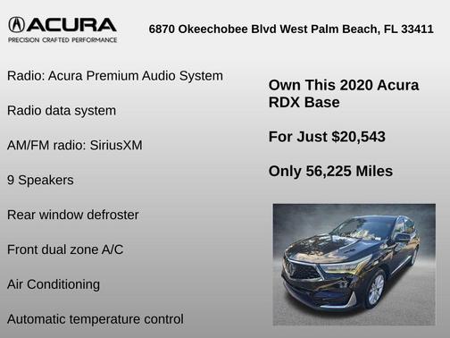 2020 Acura RDX Base