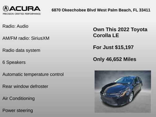 2022 Toyota Corolla LE