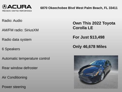 2022 Toyota Corolla LE