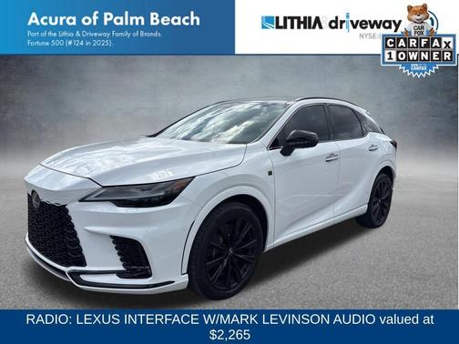 White 2024 Lexus RX 500h F SPORT PERFORMANCE