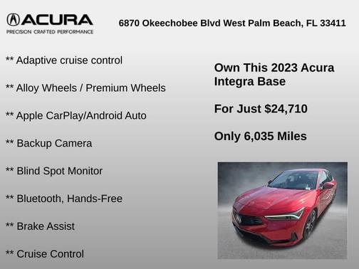 2023 Acura Integra A-Spec