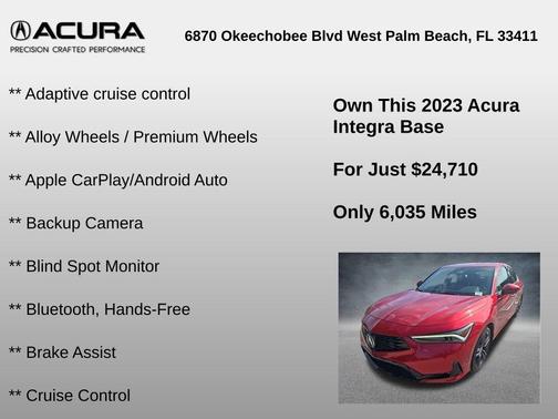 2023 Acura Integra A-Spec