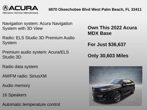 2022 Acura MDX A-Spec