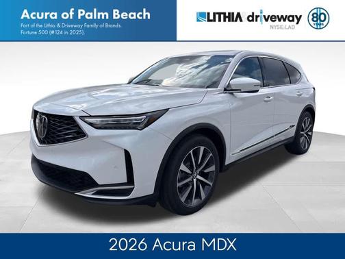 Platinum White Pearl 2026 Acura MDX Technology Package