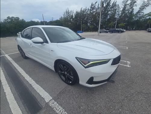 Platinum White Pearl 2023 Acura Integra A-SPEC