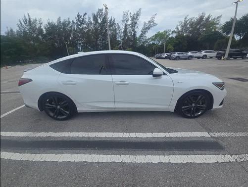 Platinum White Pearl 2023 Acura Integra A-SPEC