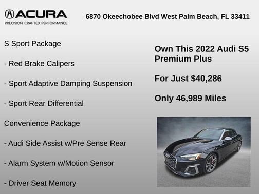2022 Audi S5 3.0T Premium Plus