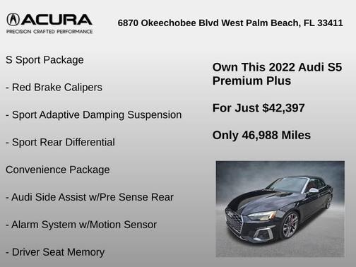 2022 Audi S5 3.0T Premium Plus