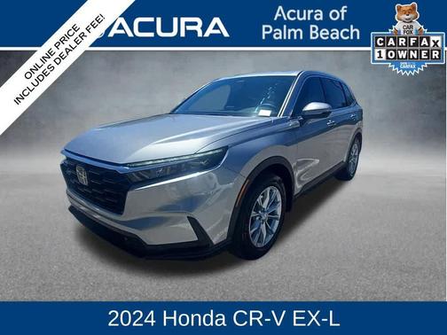 Lunar Silver Metallic 2024 Honda CR-V EX-L 2WD