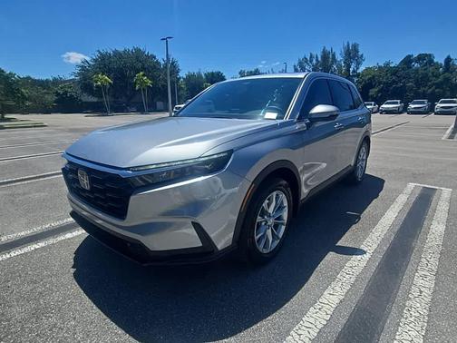Lunar Silver Metallic 2024 Honda CR-V EX-L 2WD