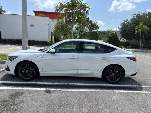 Platinum White Pearl 2025 Acura Integra A-SPEC Technology