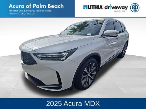 Platinum White Pearl 2025 Acura MDX Technology Package