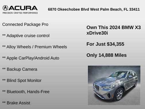 2024 BMW X3 xDrive30i