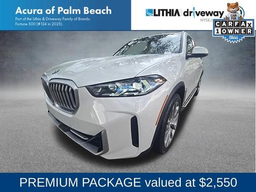 White Metallic 2024 BMW X5 sDrive40i