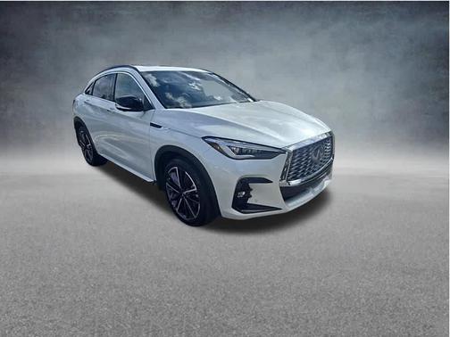 Radiant White 2023 INFINITI QX55 ESSENTIAL