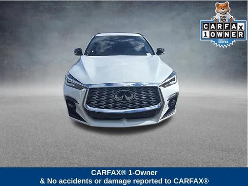 Radiant White 2023 INFINITI QX55 ESSENTIAL