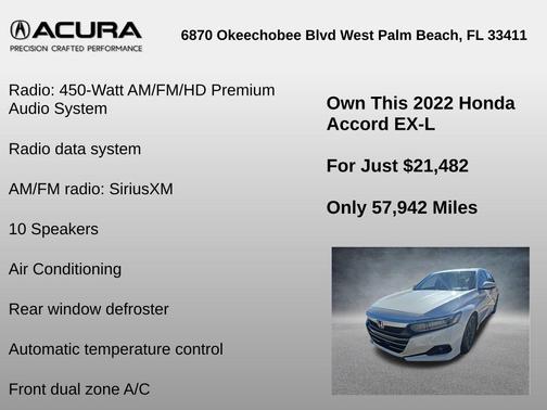 2022 Honda Accord EX-L