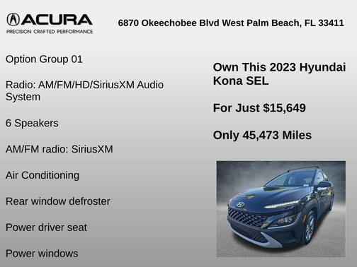 2023 Hyundai KONA SEL