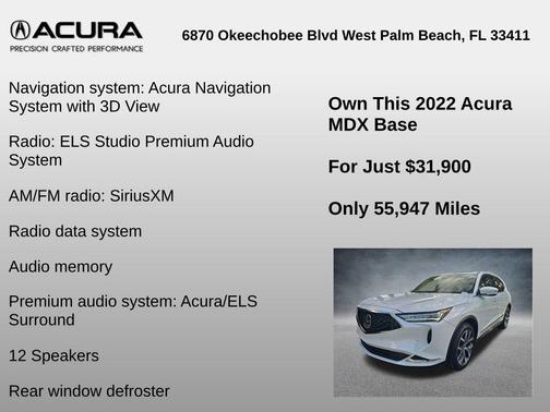 2022 Acura MDX Technology