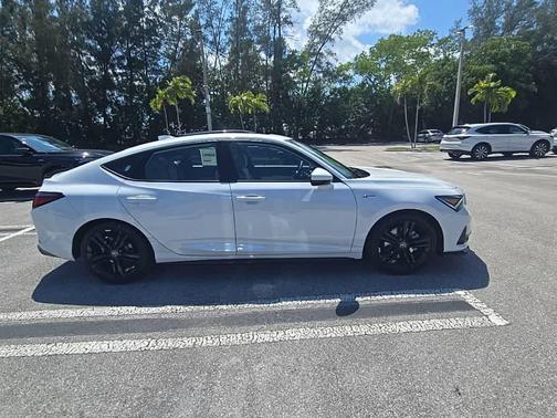 Platinum White Pearl 2026 Acura Integra FWD A-Spec