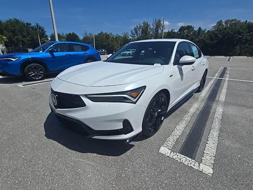 Platinum White Pearl 2026 Acura Integra FWD A-Spec