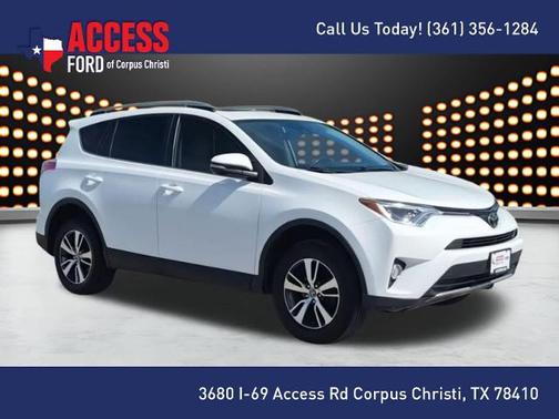 Super White 2018 Toyota RAV4 XLE