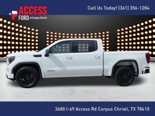 Summit White 2023 GMC Sierra 1500 ELEVATION