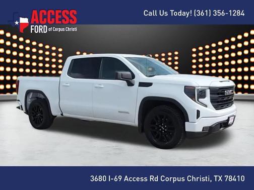 Summit White 2023 GMC Sierra 1500 ELEVATION