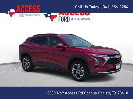 Crimson Metallic 2025 Chevrolet Trax LT
