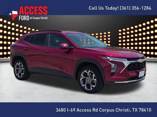 Crimson Metallic 2025 Chevrolet Trax LT