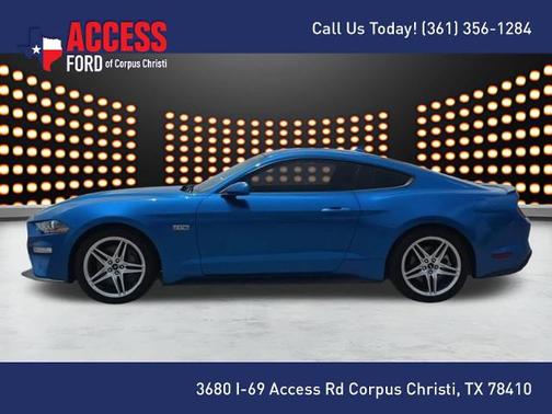 VELOCITY BLUE 2021 Ford Mustang ECOBOOST