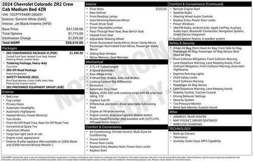 2024 Chevrolet Colorado ZR2