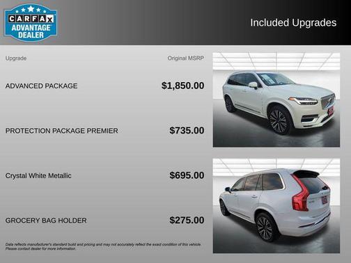 2022 Volvo XC90 Recharge Plug-In Hybrid T8 Inscription Expression 6 Passenger