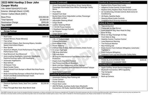 2023 MINI Hardtop John Cooper Works