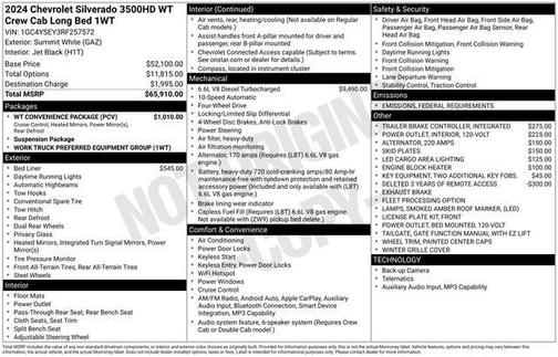 2024 Chevrolet Silverado 3500 WT