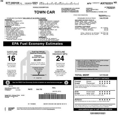 2010 Lincoln Town Car Signature