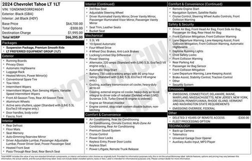 2024 Chevrolet Tahoe LT