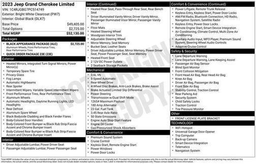 2023 Jeep Grand Cherokee Limited