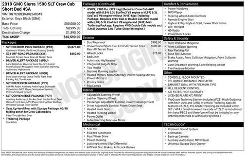 2019 GMC Sierra 1500 SLT