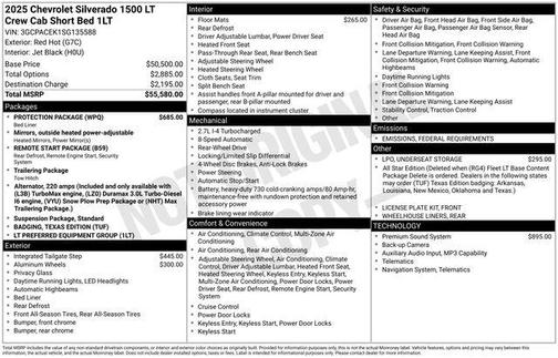 2025 Chevrolet Silverado 1500 LT