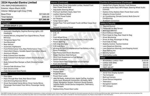 2024 Hyundai ELANTRA Limited