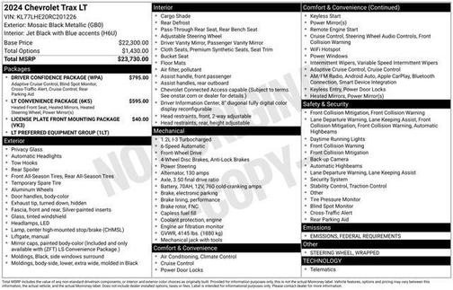 2024 Chevrolet Trax LT
