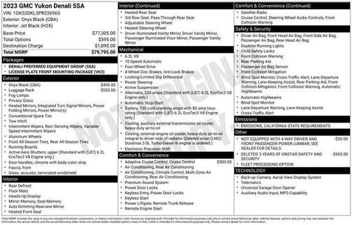 2023 GMC Yukon Denali