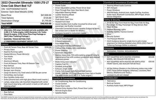 2022 Chevrolet Silverado 1500 LT