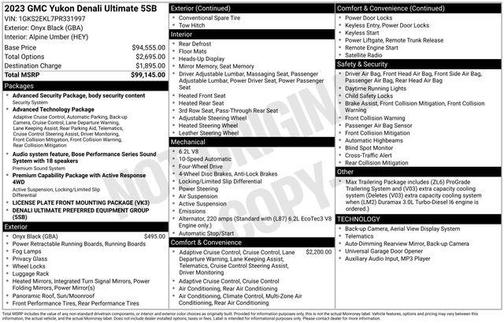 2023 GMC Yukon Denali Ultimate